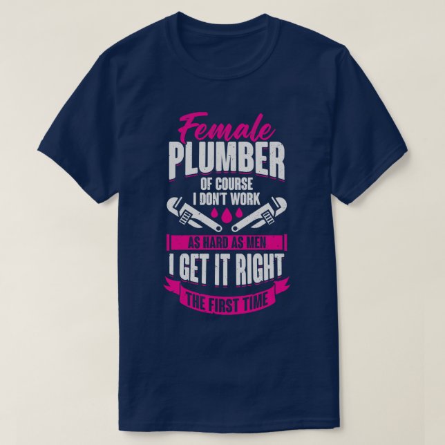 Camiseta Gracioso regalo de Chica de plomo femenino (Diseño del anverso)