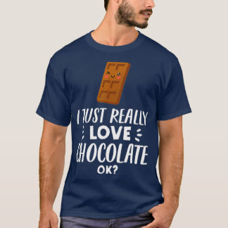 Camiseta Gracioso regalo de Chocolate Lover