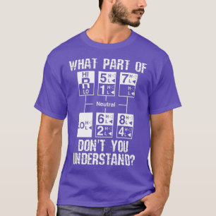 Camiseta Gracioso regalo de chófer de camión 18 velocidad