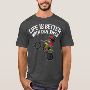 Camiseta Gracioso regalo de ciclismo de suciedad hombres Mo