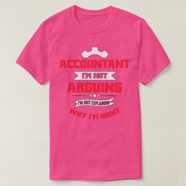 Camiseta Gracioso regalo de citas contables (Diseño del anverso)