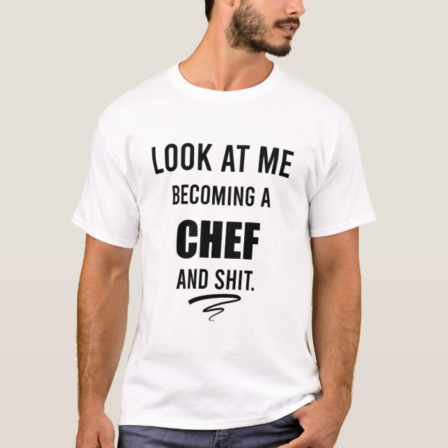 Camiseta Gracioso Regalo De Cocina Para El Chef Funny Chef  (Anverso)