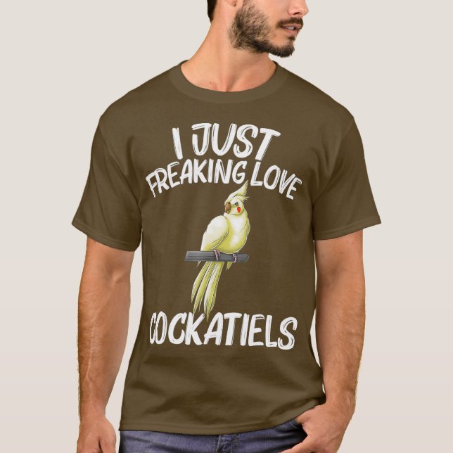 Camiseta Gracioso Regalo De Cockatiel Para Hombres Mujeres  (Anverso)