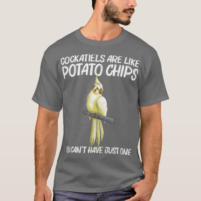 Camiseta Gracioso Regalo De Cockatiel Para Hombres Mujeres  (Anverso)