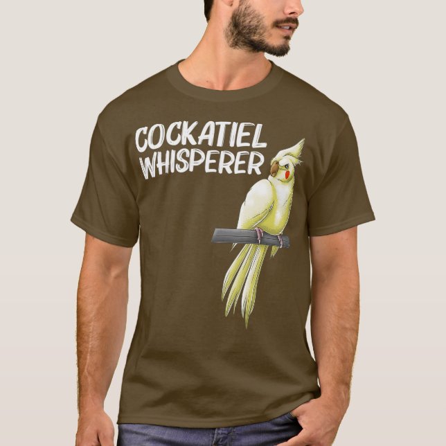 Camiseta Gracioso Regalo De Cockatiel Para Hombres Mujeres  (Anverso)
