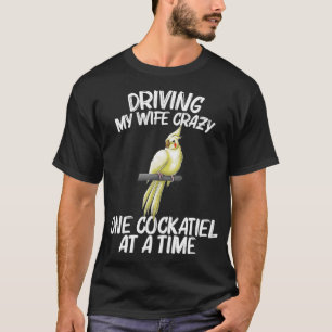 Camiseta Gracioso Regalo De Cockatiel Para Hombres Pájico