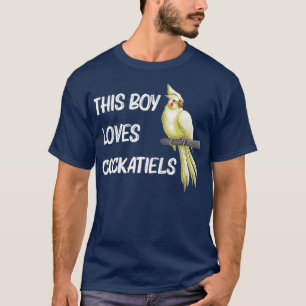 Camiseta Gracioso Regalo De Cockatiel Para Niños Loro De Av
