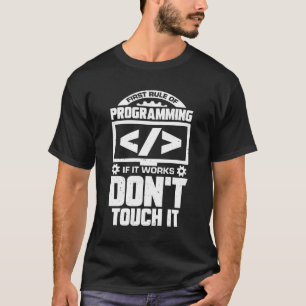 Camiseta Gracioso regalo de codificador programador de prog