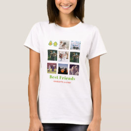 Camiseta Gracioso regalo de COLLAGE DE FOTOS BFF Personaliz