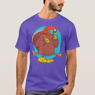 Camiseta Gracioso regalo de comida para pizza de ave de pav