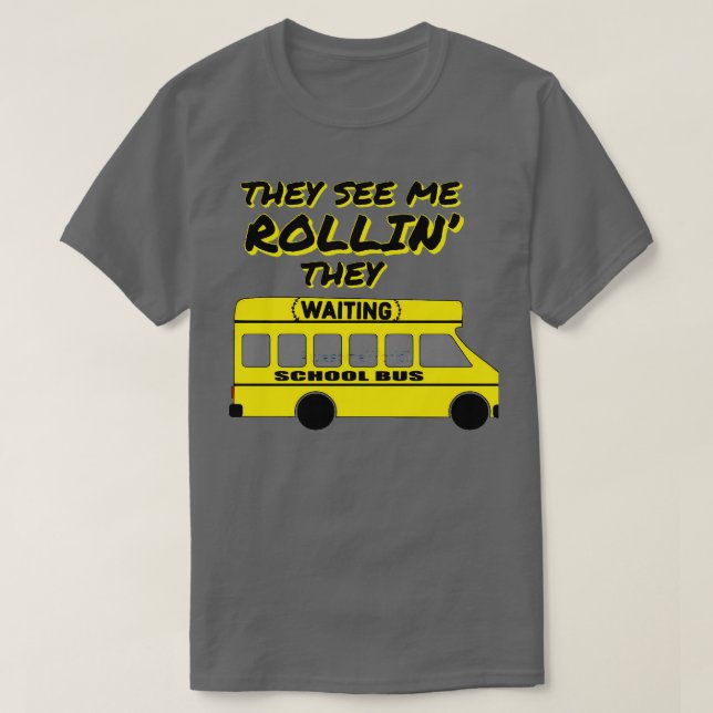 Camiseta Gracioso regalo de conductor de autobús escolar 1 (Diseño del anverso)