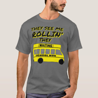 Camiseta Gracioso regalo de conductor de autobús escolar 1