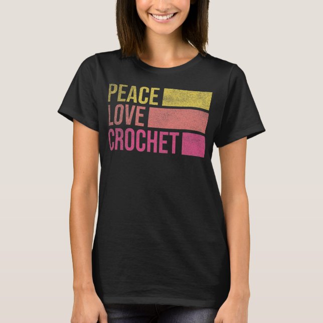 Camiseta Gracioso regalo de Crochet Crocheting para el Croc (Anverso)