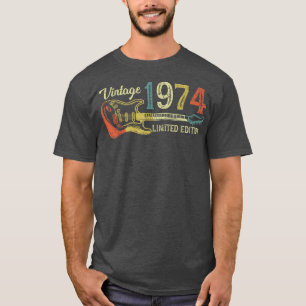 Camiseta Gracioso regalo de cumpleaños 1974 para los hombre