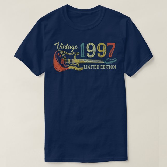 Camiseta Gracioso regalo de cumpleaños 1997 para los hombre (Diseño del anverso)