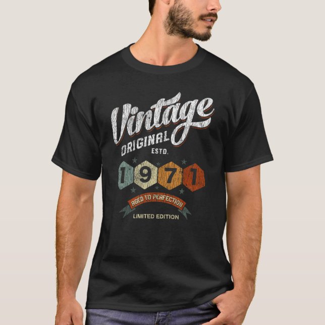 Camiseta Gracioso regalo de cumpleaños 54 años de antigüeda (Anverso)