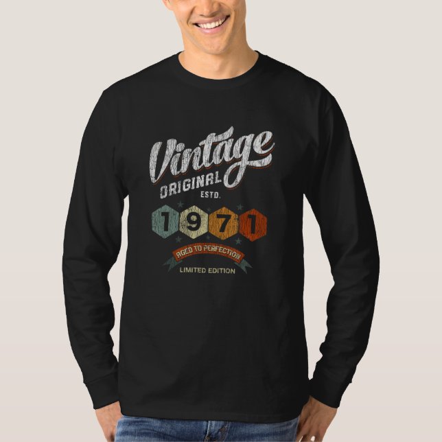 Camiseta Gracioso regalo de cumpleaños 54 años de antigüeda (Anverso)