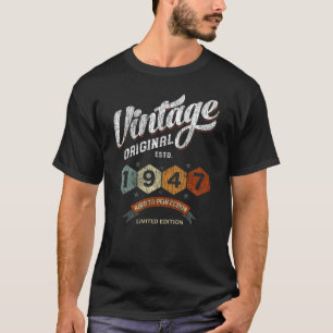 Camiseta Gracioso regalo de cumpleaños 78 años de antigüeda