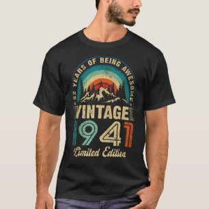 Camiseta Gracioso regalo de cumpleaños 82 años de antigüeda