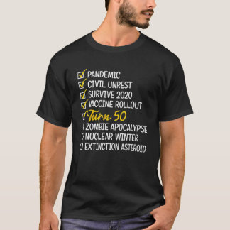 Camiseta Gracioso Regalo De Cumpleaños De 50 Años Cuarenten