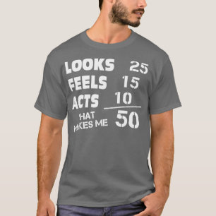 Camiseta Gracioso regalo de cumpleaños número 50, nacido en