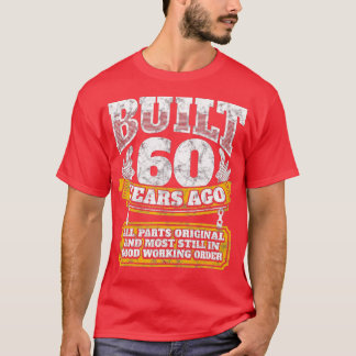 Camiseta Gracioso regalo de cumpleaños número B por 60 años