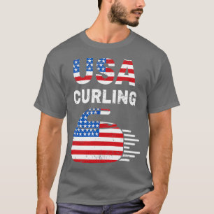 Camiseta Gracioso Regalo De Curling Para Hombres Mujeres Ju