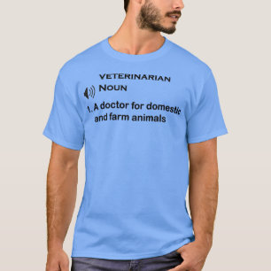 Camiseta Gracioso regalo de definición veterinaria 2 1