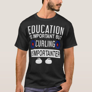 Camiseta Gracioso regalo de diseño de curling