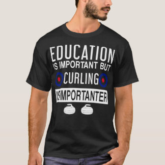Camiseta Gracioso regalo de diseño de curling