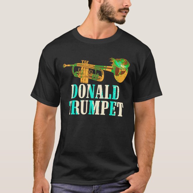 Camiseta Gracioso regalo de Donald Trump a músicos aburrido (Anverso)