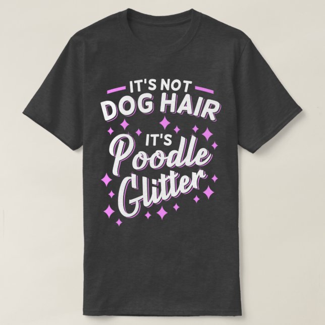 Camiseta Gracioso regalo de dueño de perro de Poodle Mom (Diseño del anverso)