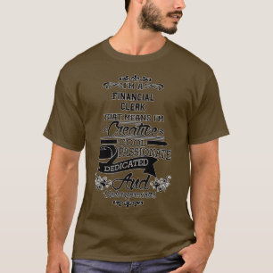 Camiseta Gracioso Regalo De Empleados Financieros Para Homb
