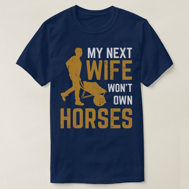Camiseta Gracioso regalo de equitación para caballos de gra (Diseño del anverso)