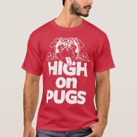 Gracioso regalo de eslogan de pug anti-drogas para