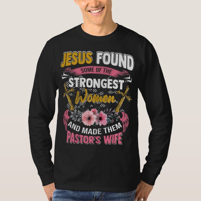 Camiseta Gracioso regalo de esposa del pastor de aprecio cr (Anverso)