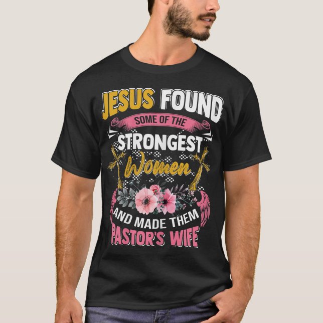 Camiseta Gracioso regalo de esposa del pastor de aprecio cr (Anverso)