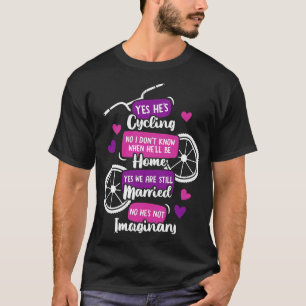 Camiseta Gracioso regalo de esposa para ciclistas