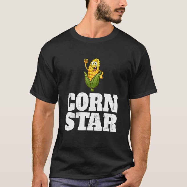 Camiseta Gracioso regalo de Estrella de maíz para cocinero  (Anverso)