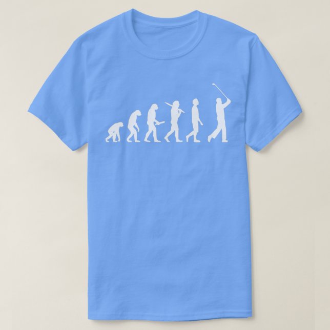 Camiseta Gracioso Regalo De Evolución De Golf Para Jugadore (Diseño del anverso)