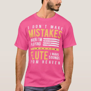 Camiseta Gracioso regalo de flauta de flauta de flauta
