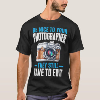 Camiseta Gracioso regalo de fotógrafo retro todavía ha