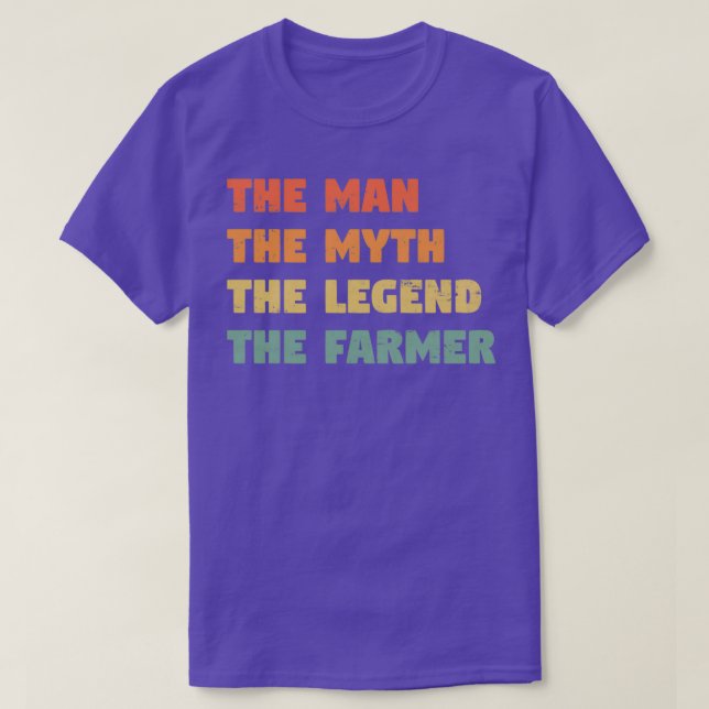 Camiseta Gracioso regalo de granjero para él FarmerTShirt (Diseño del anverso)