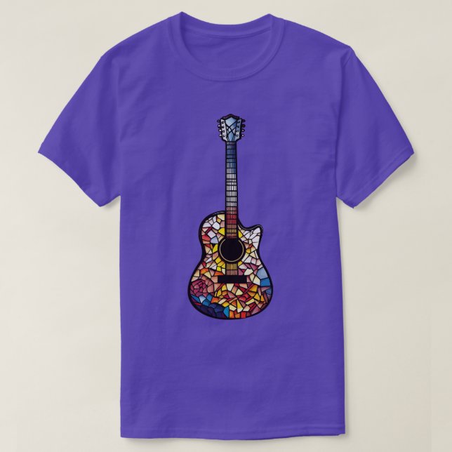 Camiseta Gracioso regalo de guitarra retro guitarra musical (Diseño del anverso)