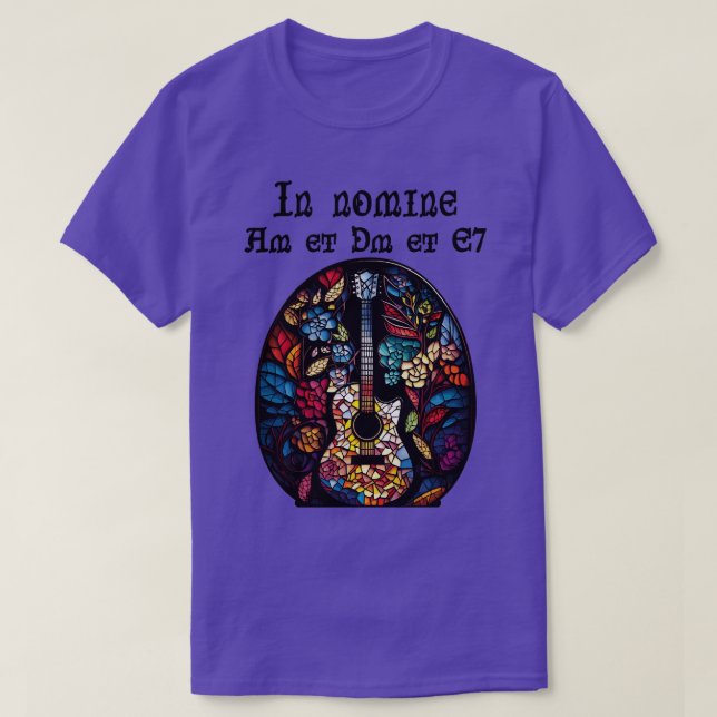 Camiseta Gracioso regalo de guitarra retro guitarra musical (Diseño del anverso)