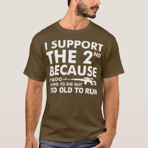 Camiseta Gracioso regalo de Gun Lover a favor de la segunda