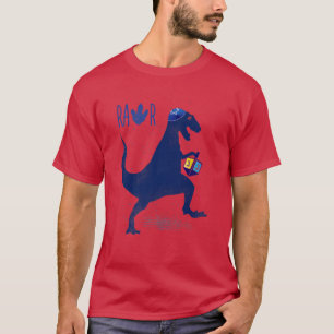 Camiseta Gracioso regalo de Hanukkah Dinosaur Dreidel Dino