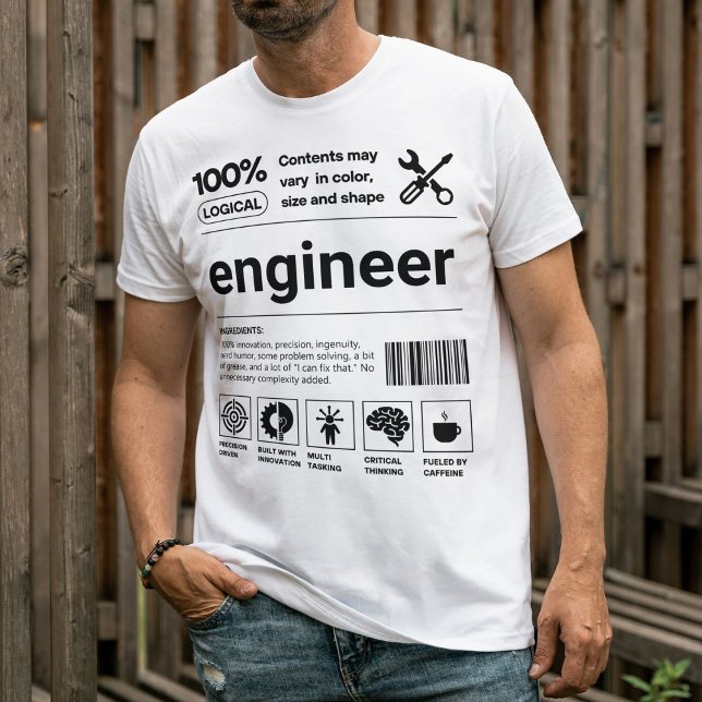 Camiseta Gracioso regalo de ingeniero moderno de código de  (Subido por el creador)