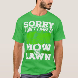 Camiseta Gracioso regalo de jardinería de cortadora de césp