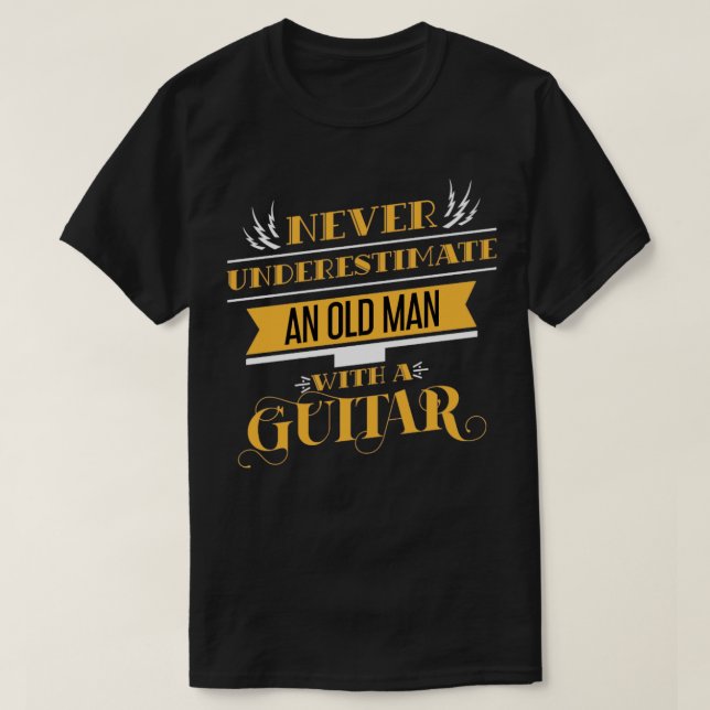 Camiseta Gracioso regalo de jubilación Guitarista Guitarist (Diseño del anverso)